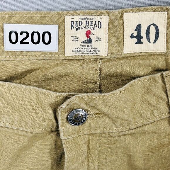 RedHead Shorts Men's 40 Brown Ripstop Cargo Outdoor Hunting Fishing Cotton 39x10 - Picture 10 of 10